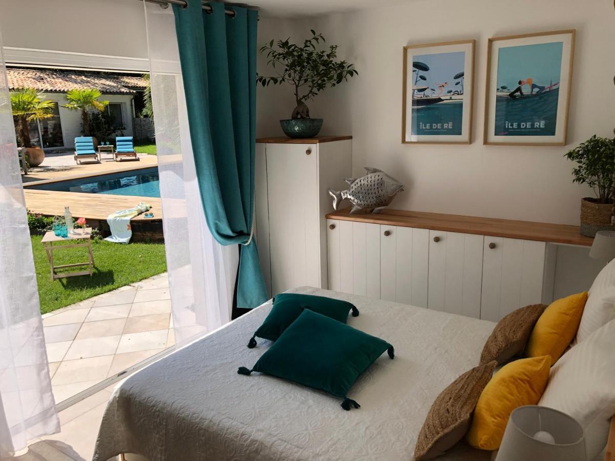 La Maison De La Dune - Chambres Climatisees - Jacuzzi 1Ere Seance Offerte - Piscine Chauffee Avec Abri Amovible - Plage Situee A 200M, Acces Direct Par Le Bois La Couarde sur Mer Bagian luar foto