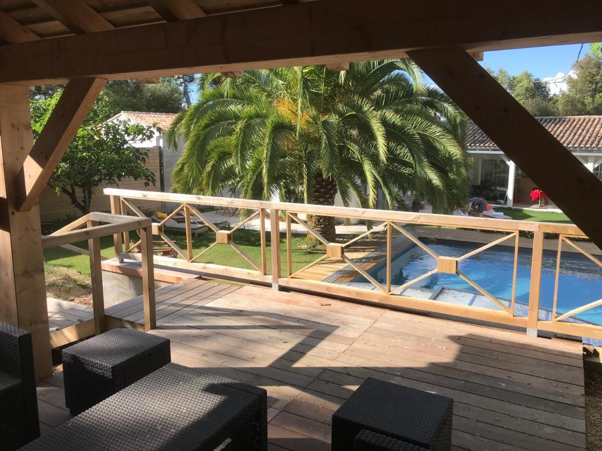 La Maison De La Dune - Chambres Climatisees - Jacuzzi 1Ere Seance Offerte - Piscine Chauffee Avec Abri Amovible - Plage Situee A 200M, Acces Direct Par Le Bois La Couarde sur Mer Bagian luar foto