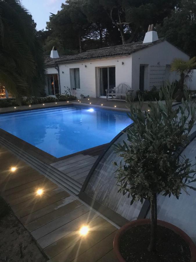 La Maison De La Dune - Chambres Climatisees - Jacuzzi 1Ere Seance Offerte - Piscine Chauffee Avec Abri Amovible - Plage Situee A 200M, Acces Direct Par Le Bois La Couarde sur Mer Bagian luar foto
